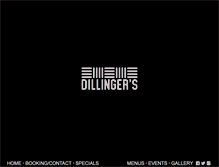 Tablet Screenshot of dillingers.ie